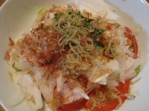 玉ねぎサラダですけど
